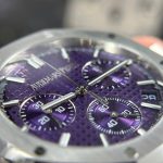 Đồng Hồ Audemars Piguet Royal Oak 26240ST Rep 1 1 Mặt Số Tím Máy Mỏng New 2025 41mm (2)