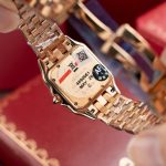 Đồng Hồ Cartier Panthere WJPN0009 Replica 11 Mạ Vàng Hồng Viền Đính Kim Cương Moissanite 27x37mm (2)