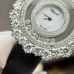Đồng Hồ Chopard Happy Chế Tác Kim Cương Moissanite Hong Kong 36mm (1)