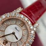 Đồng Hồ Chopard L'Heure Chế Tác Bọc Vàng 18K Đính Kim Cương Moissanite 36mm (1)