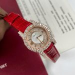 Đồng Hồ Chopard L'Heure Chế Tác Bọc Vàng 18K Đính Kim Cương Moissanite 36mm (1)