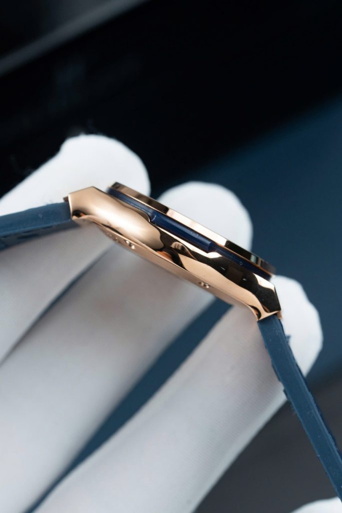 Đồng Hồ Hublot Replica 11 Classic Fusion King Gold Mặt Xanh Blue 33mm (2)