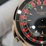 Đồng Hồ Jacob & Co Casino Roulette Rep 11 Cao Cấp Nhất Dây Da Đen 44mm (1)