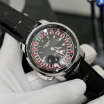 Đồng Hồ Jacob & Co Casino Roulette Replica 11 Cao Cấp Nhất Dây Da Đen 44mm (1)