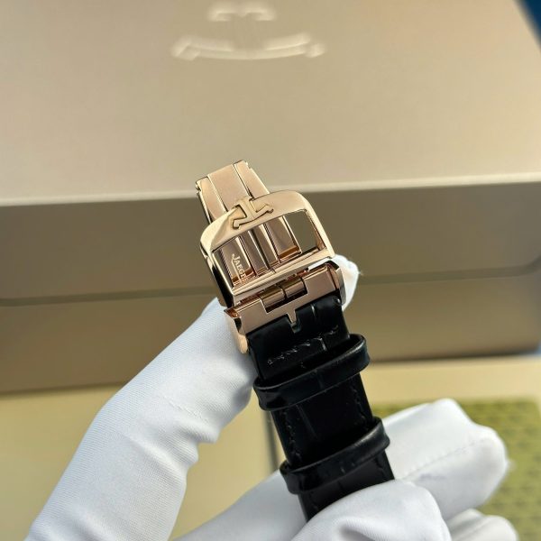Đồng Hồ Jaeger LeCoultre Chế Tác Master Reverso Tribute Monoface Small Seconds Dây Da 27.4x45 (2)
