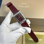 Đồng Hồ Jaeger LeCoultre Replica 11 Màu Đỏ Dây Da Nhà Máy MG 27.4×45 (2)