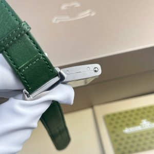 Đồng Hồ Jaeger LeCoultre Replica Cao Cấp Màu Xanh Lá Cây Dây Da Nhà Máy MG 27.4×45 (2)