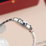 Đồng Hồ Nữ Cartier Santos WSA0065 Replica 11 Mặt Nâu Nhà Máy BV 35mm (2)