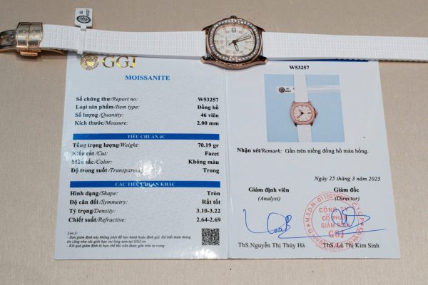 Đồng Hồ Nữ Patek Philippe Aquanaut 5067 Chế Tác Đính Moissanite Nhà Máy PPF 35,6mm (6)