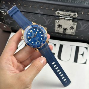 Đồng Hồ Omega Seamaster Diver 300M Replica Cao Cấp Màu Xanh Dương Xưởng VS 42mm (1)