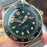 Đồng Hồ Omega Seamaster Driver 300 Replica Mặt Xanh Green Full Set Nhà Máy VS 42mm (10)