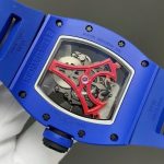 Đồng Hồ Richard Mille RM52-03 Paris Saint-Germain Tourbillon Replica 1 1 Gốm Xanh 40x48mm (1)