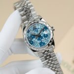 Đồng Hồ Rolex DateJust Lady 278344 Replica 11 Mặt Hoa Viền Đính Đá 31mm (2)