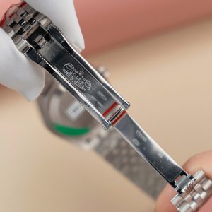 Đồng Hồ Rolex DateJust Lady Replica 11 Mặt Hồng Cọc Số Đính Đá 31mm (2)