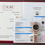 Đồng Hồ Rolex Day-Date Mặt Nham Thạch Chế Tác Bọc Vàng Thật Đính Moissanite GMF 36mm (2)