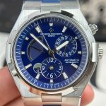 Đồng Hồ Vacheron Constantin Chế Tác Overseas Dual Time 47450 Màu Xanh Dương Xưởng 9F 42mm (2)