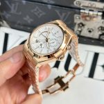 Đồng Hồ Vacheron Constantin Overseas Dual Time 47450 Chế Tác Mặt Trắng 9F 42mm (2)