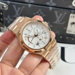 Đồng Hồ Vacheron Constantin Overseas Dual Time 47450 Chế Tác Mặt Trắng 9F 42mm (2)