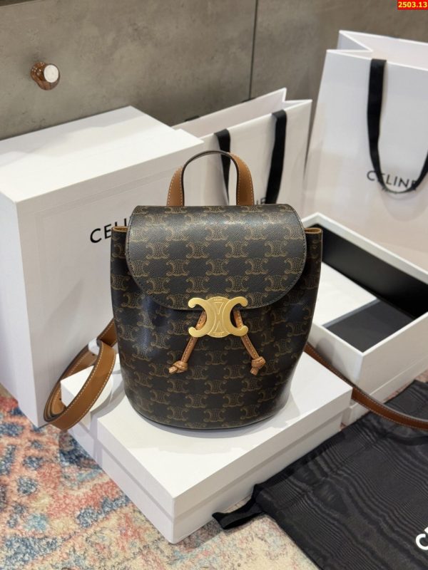 Balo Nữ Celine Bonnie Siêu Cấp Hoạ Tiết Monogram 25x18x13 cm (2)