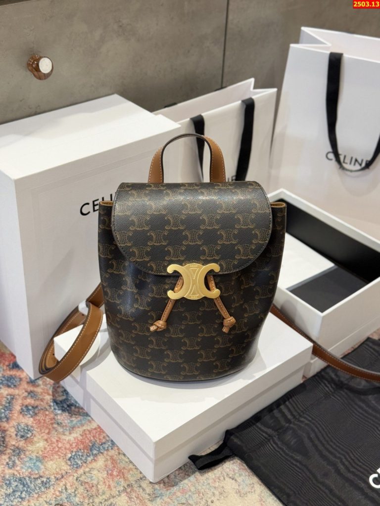 Balo Nữ Celine Bonnie Siêu Cấp Hoạ Tiết Monogram 25x18x13 cm (2)