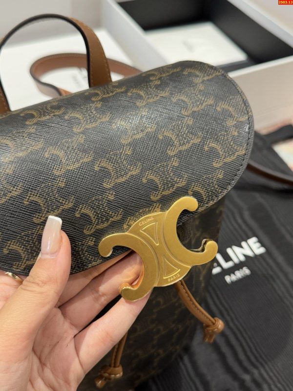 Balo Nữ Celine Bonnie Siêu Cấp Hoạ Tiết Monogram 25x18x13 cm (2)