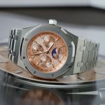 Đồng Hồ Audemars Piguet 26574 Replica Cao Cấp Mặt Cá Hồi Dây Kim Loại 41mm (2)