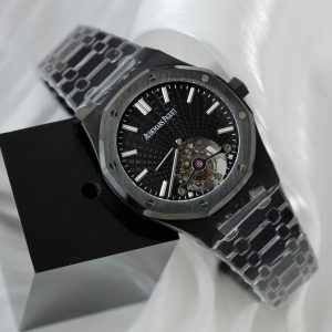 Đồng Hồ Audemars Piguet Chế Tác Royal Oak Màu Đen Máy Tourbillon 41mm (2)