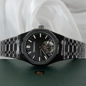 Đồng Hồ Audemars Piguet Chế Tác Royal Oak Màu Đen Máy Tourbillon 41mm (2)