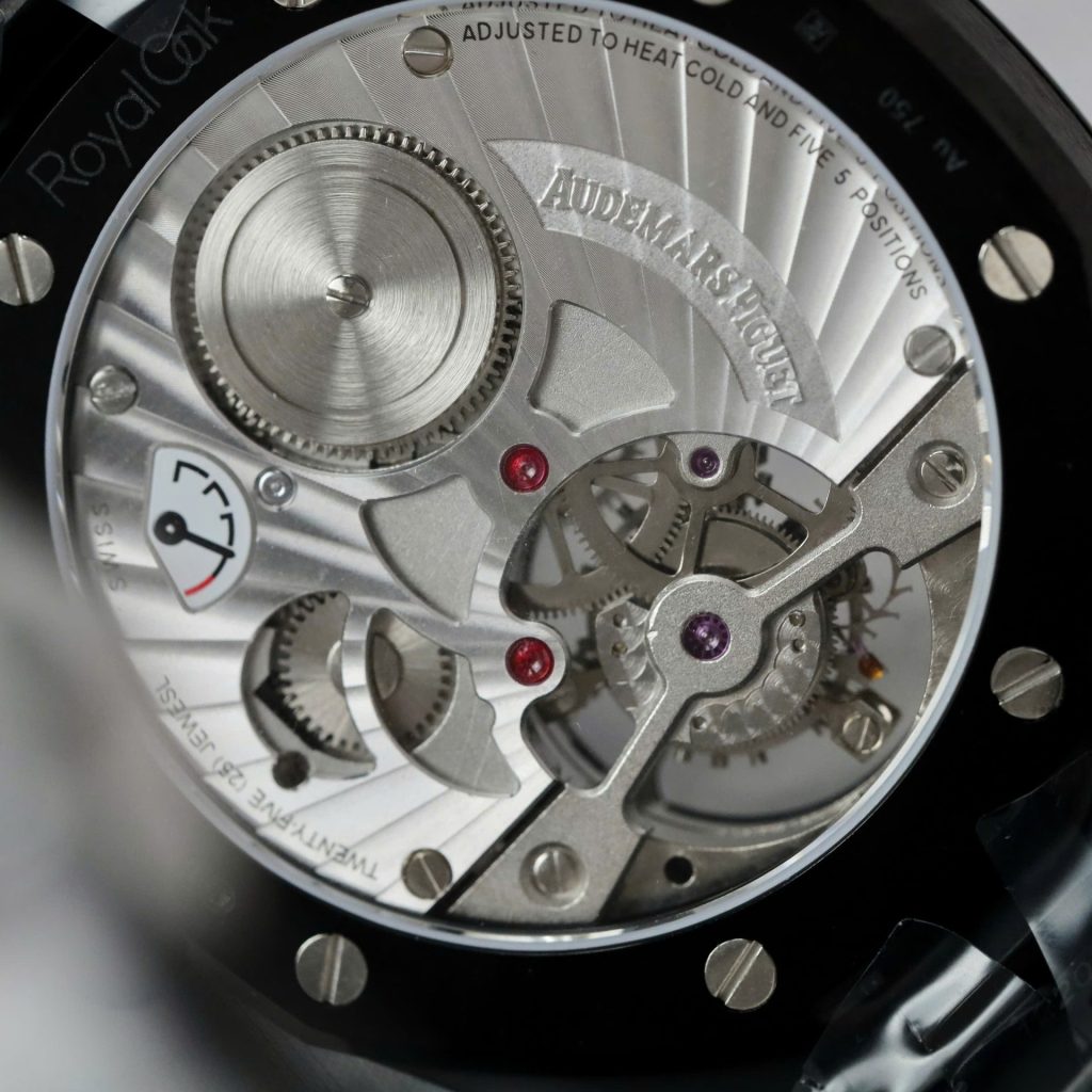Đồng Hồ Audemars Piguet Chế Tác Royal Oak Màu Đen Máy Tourbillon 41mm (2)