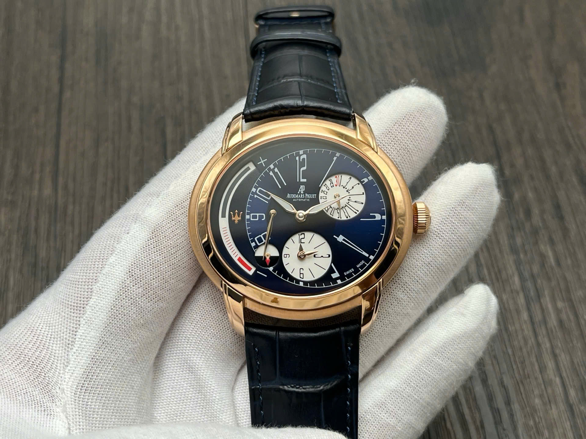 Đồng Hồ Audemars Piguet Millenary 26150OR Replica Cao Cấp Mặt Xanh JFS Factory 47mm (7)