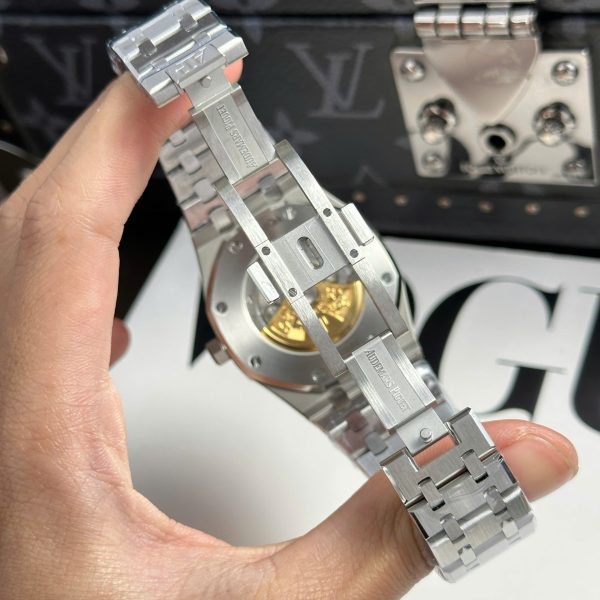 Đồng Hồ Audemars Piguet Royal Oak 15400ST Rep 11 Mặt Xanh Blue Dây Kim Loại Xưởng APS 41mm (2)