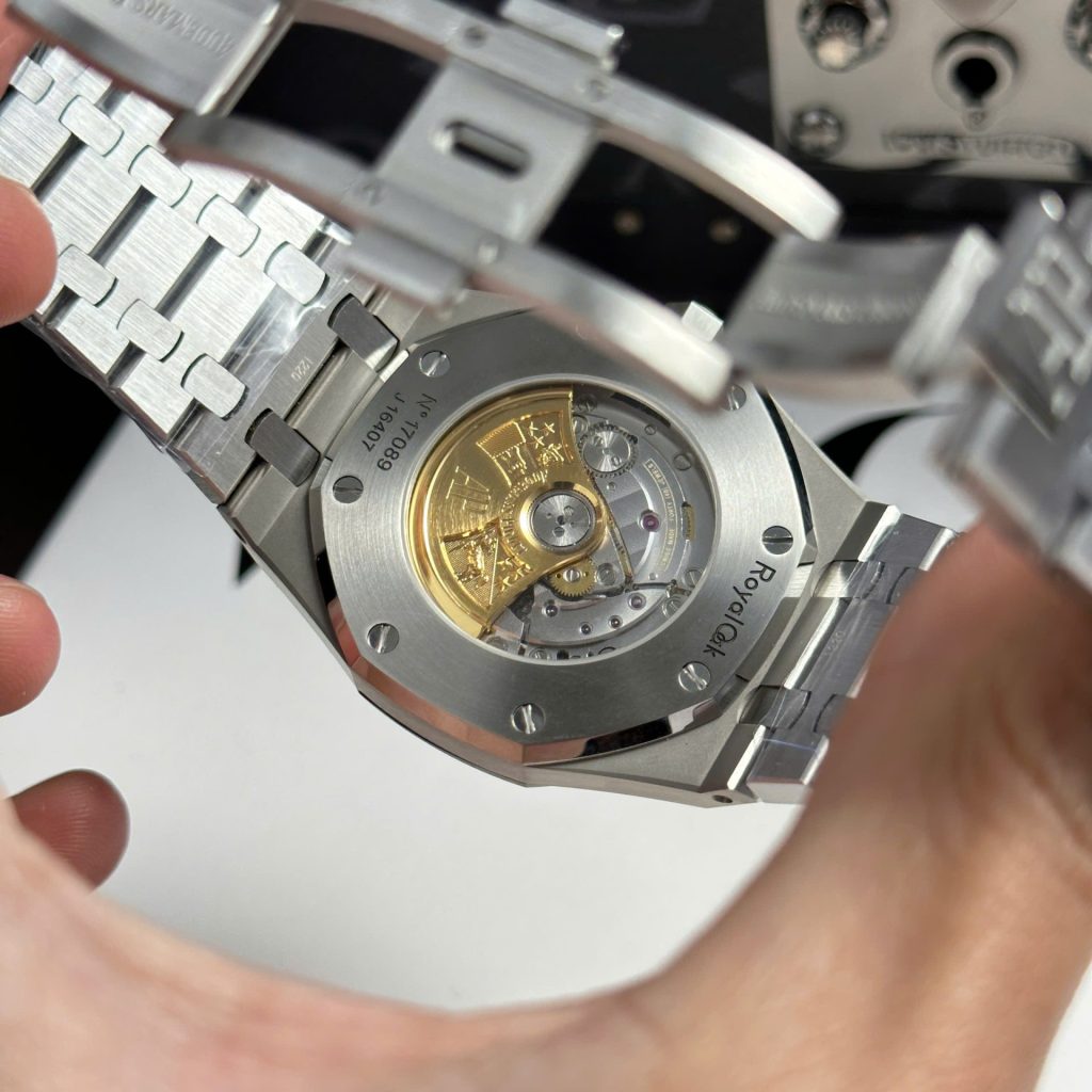 Đồng Hồ Audemars Piguet Royal Oak 15400ST Rep 11 Mặt Xanh Blue Dây Kim Loại Xưởng APS 41mm (2)