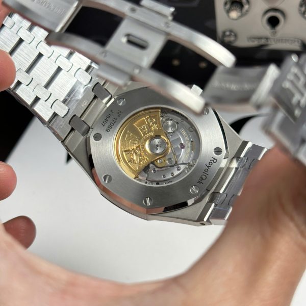 Đồng Hồ Audemars Piguet Royal Oak 15400ST Rep 11 Mặt Xanh Blue Dây Kim Loại Xưởng APS 41mm (2)
