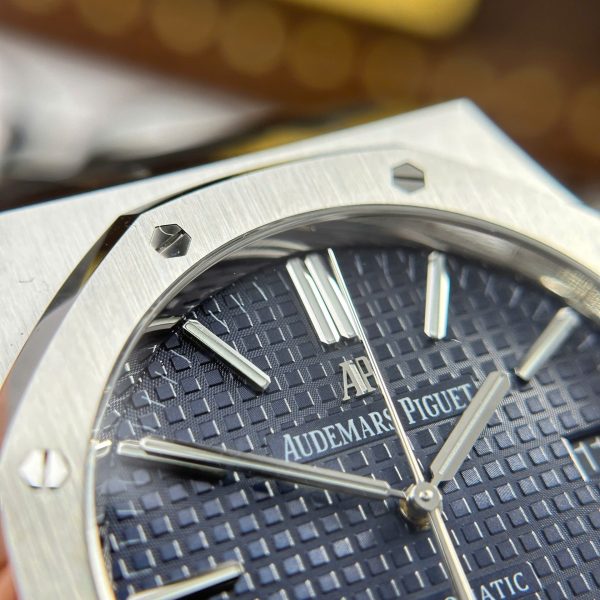 Đồng Hồ Audemars Piguet Royal Oak 15400ST Replica 11 Mặt Xanh Blue Dây Cao Su Xưởng APS 41mm (1)