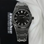 Đồng Hồ Audemars Piguet Royal Oak 15500 Chế Tác Gốm Đen Nhà Máy APS 41mm (12)