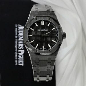 Đồng Hồ Audemars Piguet Royal Oak 15500 Chế Tác Gốm Đen Nhà Máy APS 41mm (12)