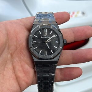 Đồng Hồ Audemars Piguet Royal Oak 15500 Chế Tác Gốm Đen Nhà Máy APS 41mm (2)