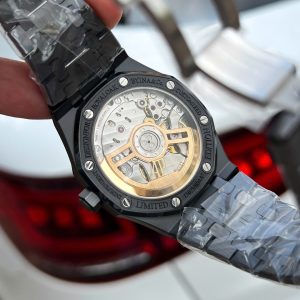 Đồng Hồ Audemars Piguet Royal Oak 15500 Chế Tác Gốm Đen Nhà Máy APS 41mm (2)