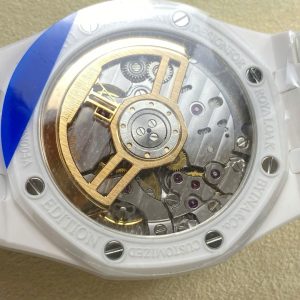 Đồng Hồ Audemars Piguet Royal Oak 15500 Chế Tác Gốm Trắng Mặt Đen Xưởng APS 41mm (1)