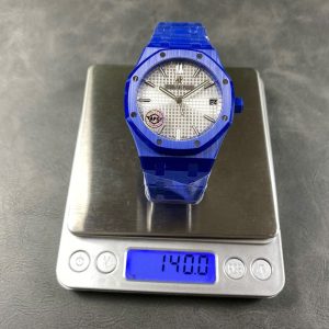 Đồng Hồ Audemars Piguet Royal Oak 15500 Chế Tác Gốm Xanh Nhà Máy APS 41mm (11)
