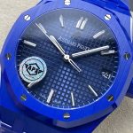Đồng Hồ Audemars Piguet Royal Oak 15500 Gốm Xanh Replica 11 Nhà Máy APS 41mm (9)