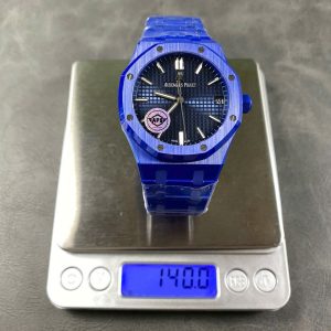 Đồng Hồ Audemars Piguet Royal Oak 15500 Gốm Xanh Replica 11 Nhà Máy APS 41mm (9)