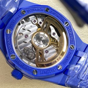 Đồng Hồ Audemars Piguet Royal Oak 15500 Gốm Xanh Replica 11 Nhà Máy APS 41mm (9)