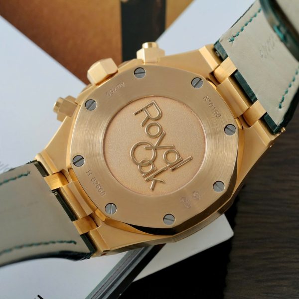 Đồng Hồ Audemars Piguet Royal Oak 26240OR Màu Xanh Lá Cây Chế Tác Bọc Vàng Thật 41mm (2)