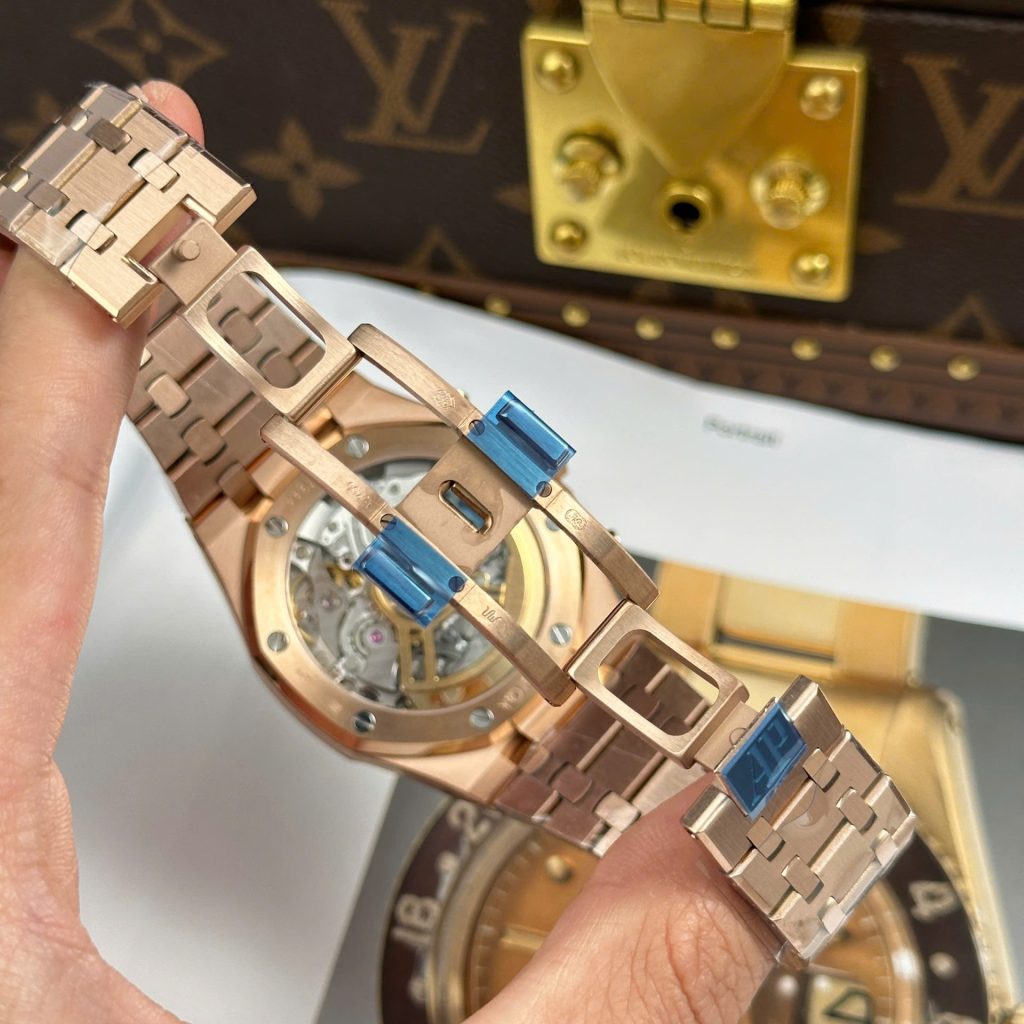 Đồng Hồ Audemars Piguet Royal Oak Chronograph 26239 Rep 11 Mặt Xanh Blue Máy Mỏng New 2025 APS 41mm (2)
