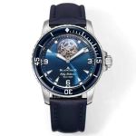Đồng Hồ Blancpain Fifty Fathoms Tourbillon 8 Jours Màu Xanh Dương Rep 11 YSF 45mm (2)
