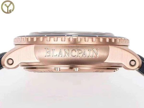 Đồng Hồ Blancpain Fifty Fathoms Tourbillon 8 Jours Màu Xanh Dương Replica Xưởng YS 45mm (7)