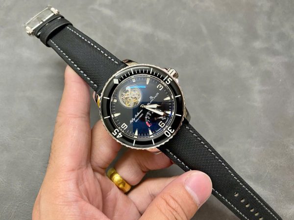 Đồng Hồ Blancpain Fifty Fathoms Tourbillon 8 Jours Rep Cao Cấp YS Factory 45mm (8)