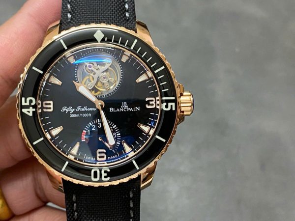 Đồng Hồ Blancpain Fifty Fathoms Tourbillon 8 Jours Replica 11 YS Factory 45mm (10)