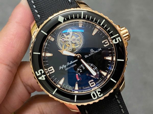 Đồng Hồ Blancpain Fifty Fathoms Tourbillon 8 Jours Replica 11 YS Factory 45mm (10)